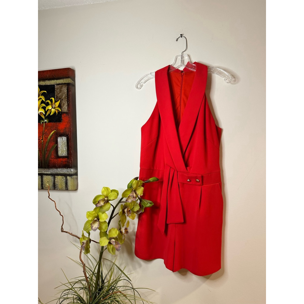 Romper made in turkey in Red size M